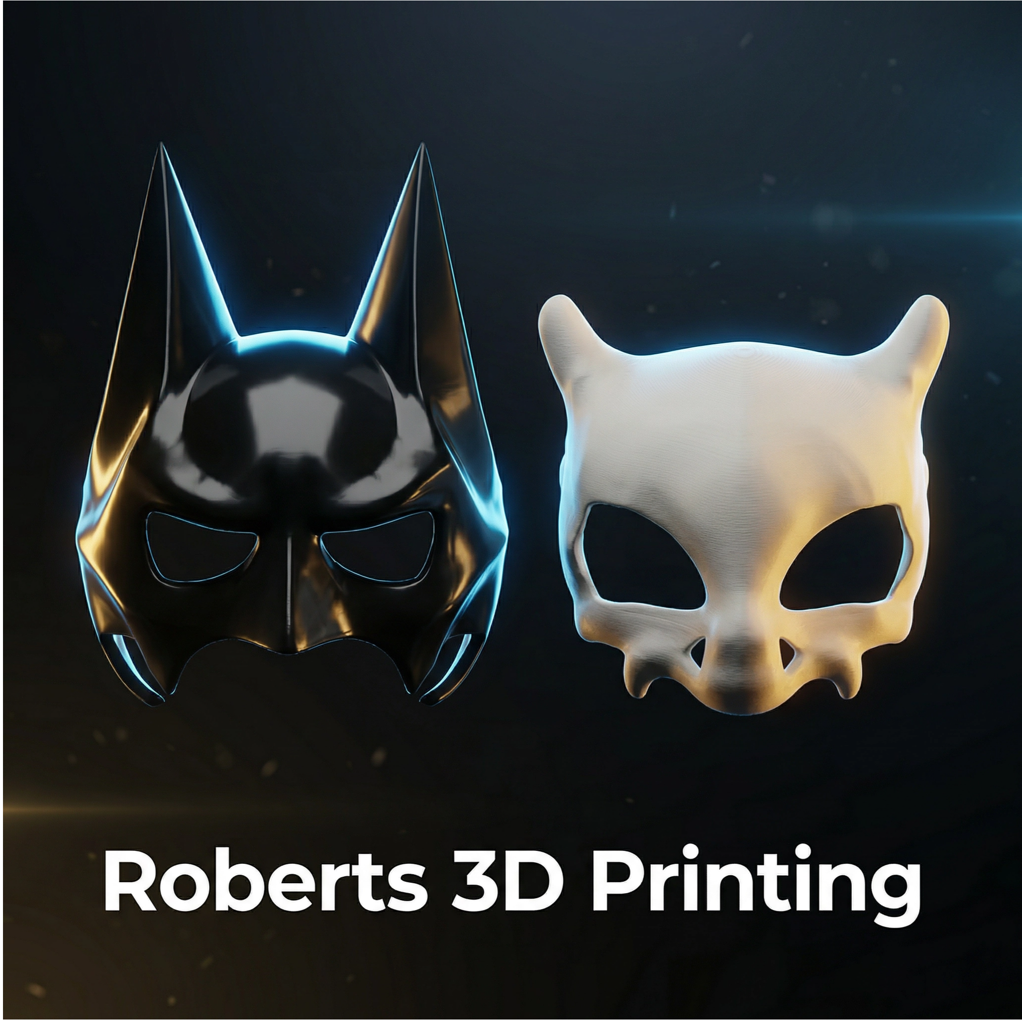 Batman or Cubone Cat Mask