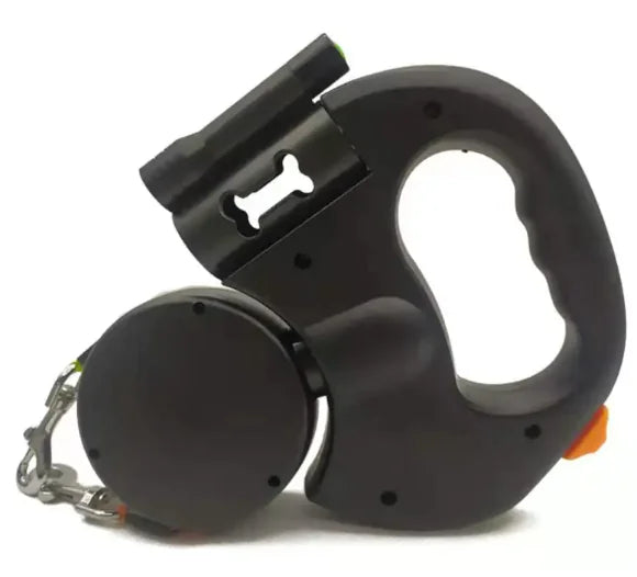 Laisse rétractable pour chien avec lumières