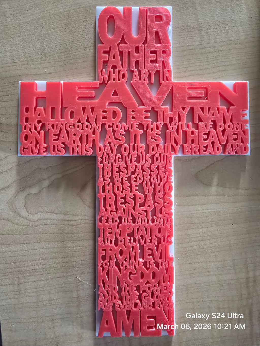 Vaterunser-Kreuz