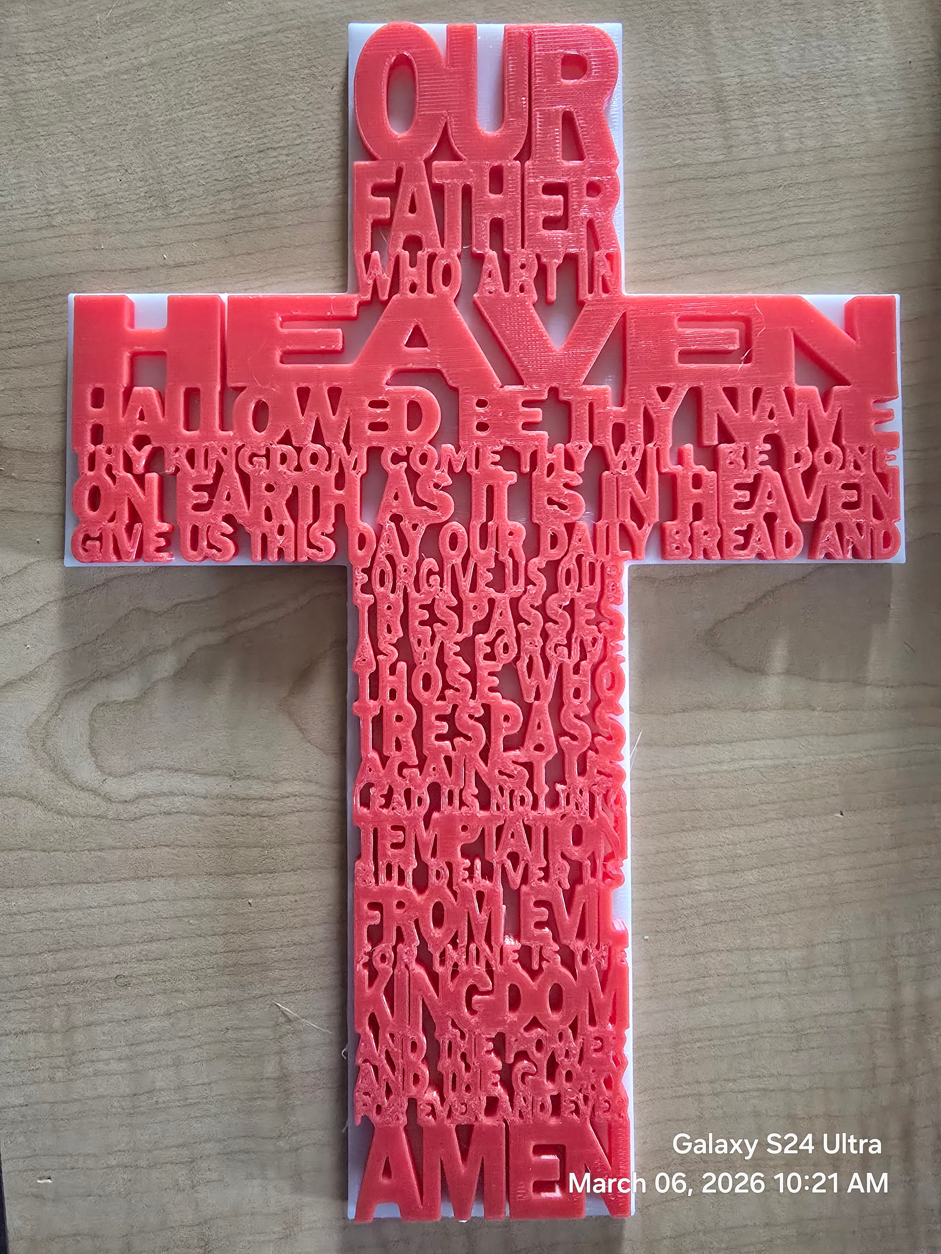 Vaterunser-Kreuz