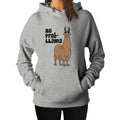 Tstars Lama Hoodie No Prob-Llama Lustige Alpaka Lamas Damen Sweatshirt Hoodies Groß Grau
