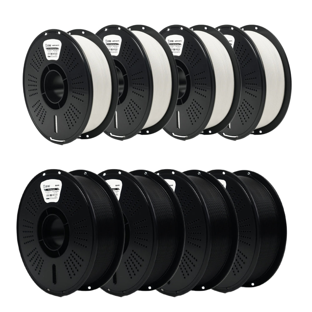 8 x 1kg High Speed PLA Pack - 2 Color Selection (4 per color) - IIID Max & Fremover